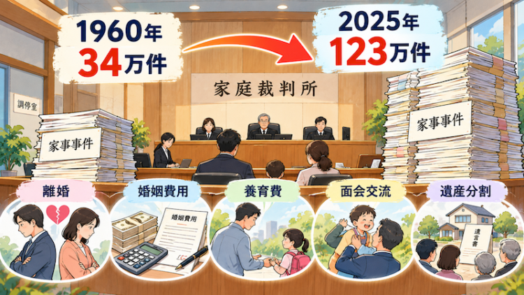 65年間で裁判はどう変わったか③ーーなぜ増えたのか